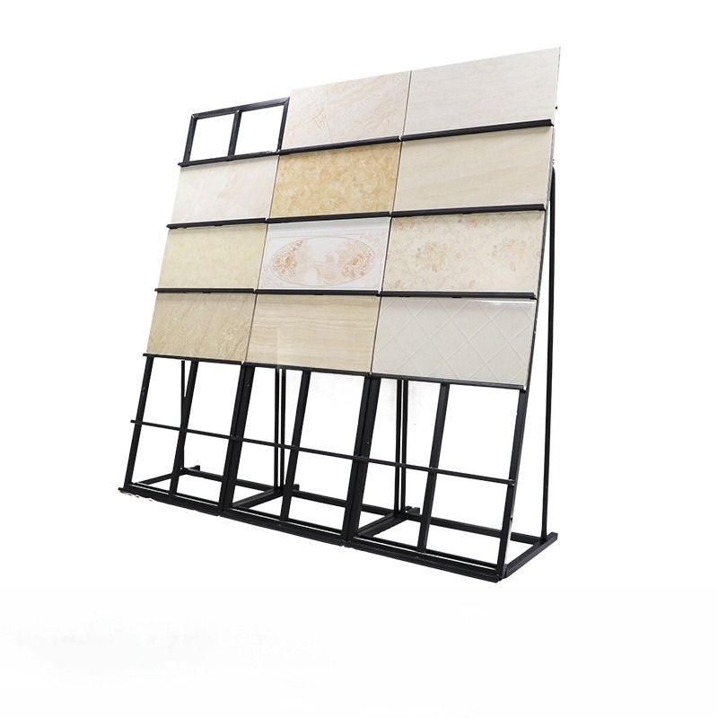 Ceramic Tile Floor - Rak pajangan dinding yang dapat dilipat
