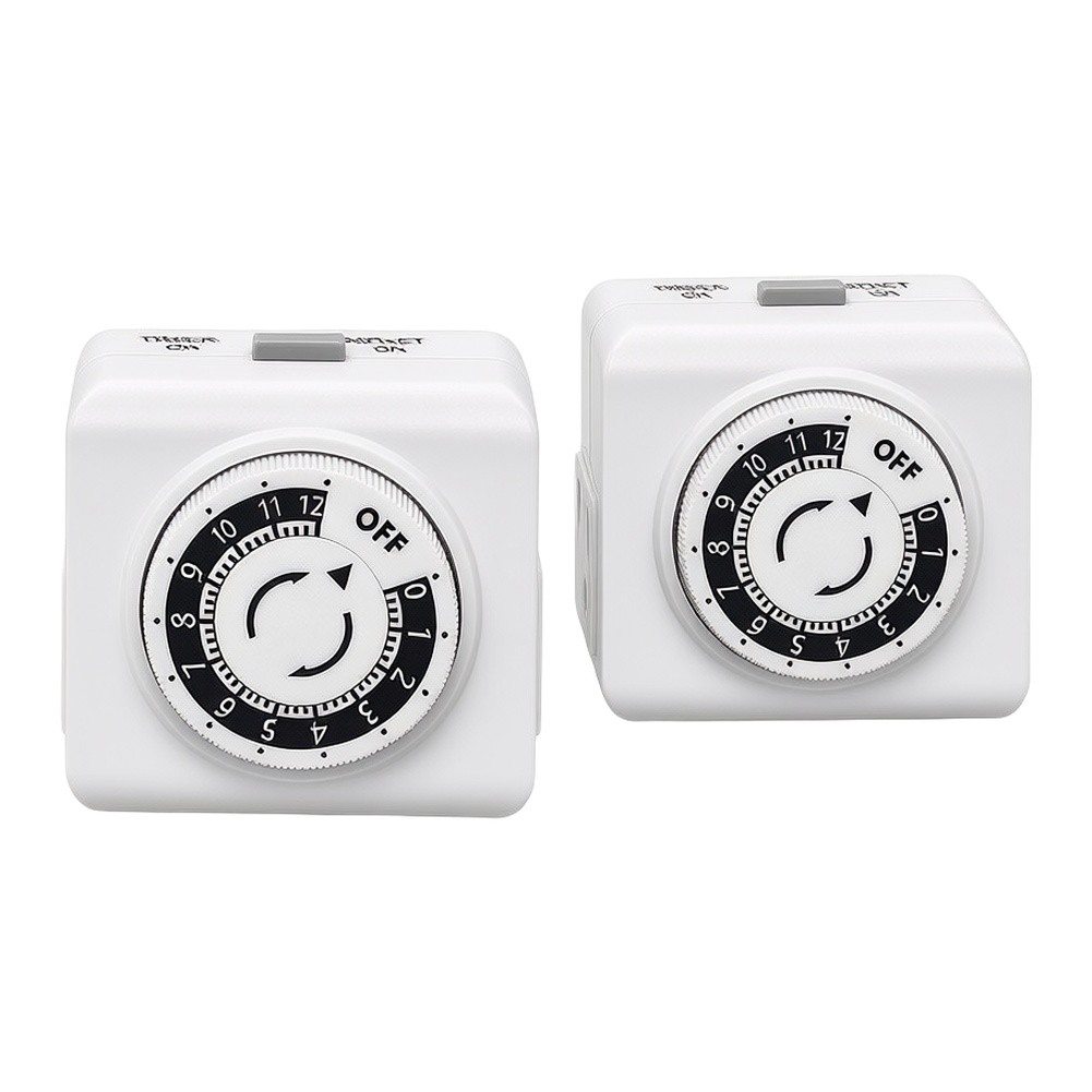 2 Paket, Stop Kontak Timer Mek - Timer Dual Outlet ulasan dan harga
